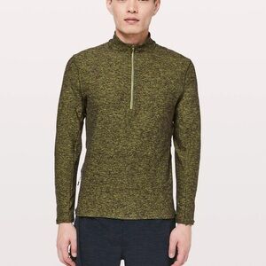 Lululemon Surge Warm Rulu Green Half
Zip Very Soft
